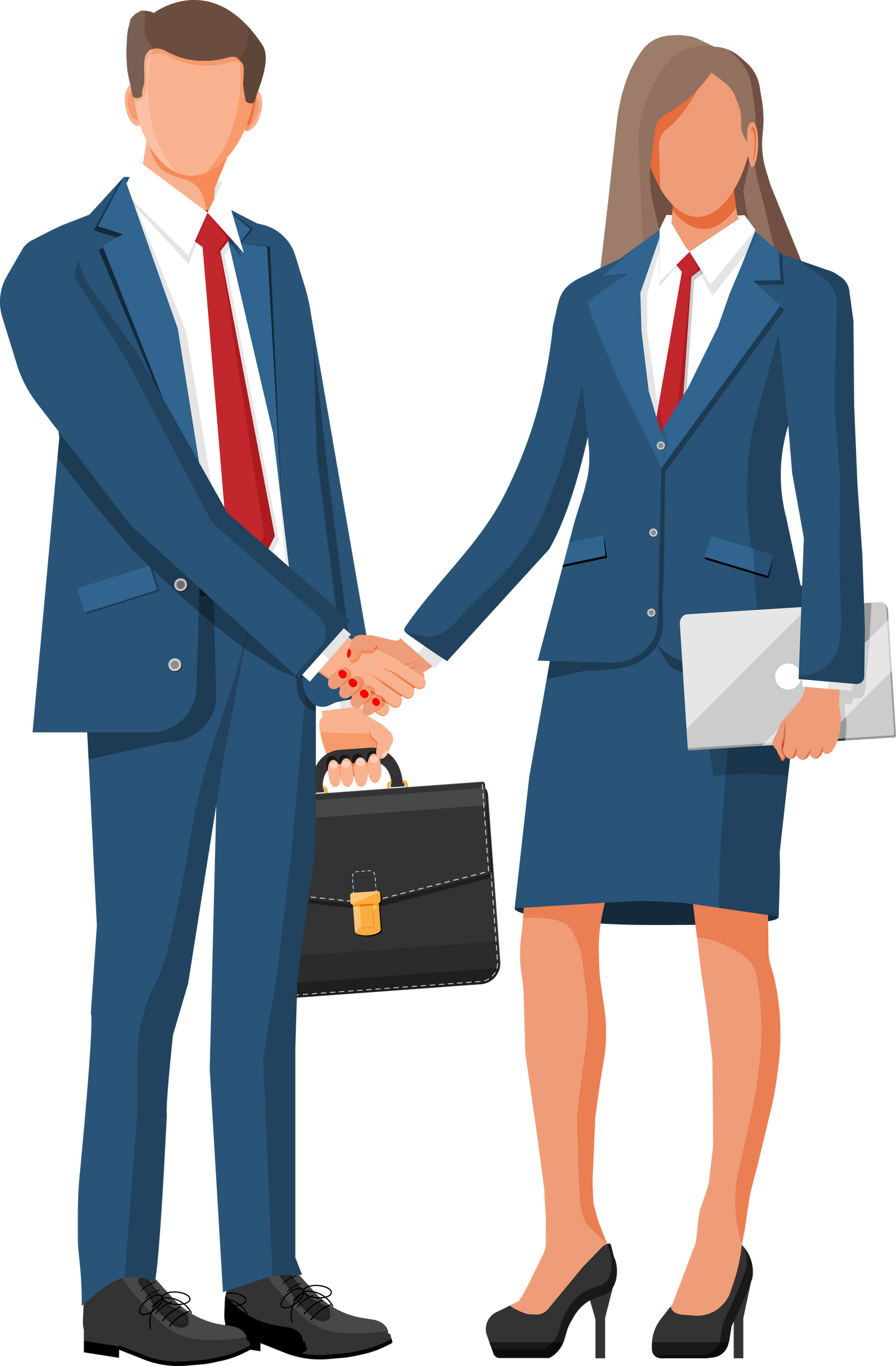Business people partners handshake.